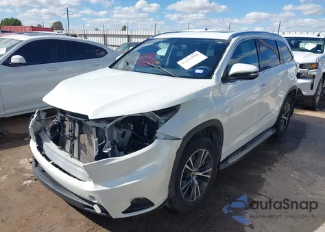 2016 Toyota Highlander Xle V6 z USA, uszkodzony, nr VIN 5TDKKRFH8GS161319